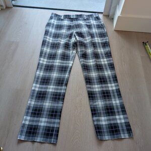 Quintessentially British Plaid Pants Golf Preppy 34x32 Morocco Student Uniform